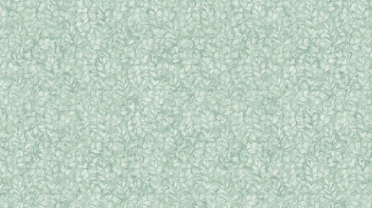 Bloomsbury - Tonal Leaves in Seafoam - Deborah Edwards & Melanie Samra - Northcott (Pre-order: Feb 2027)