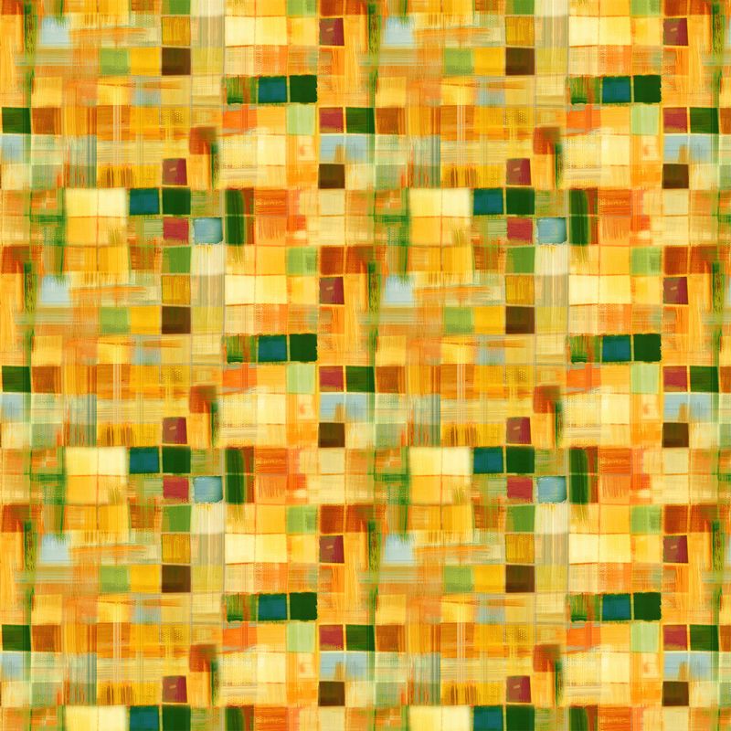 Sunny Day - Squares in Yellow - Iosif Derecichei - Northcott (Pre-order: Apr 2027)
