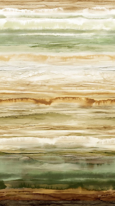 Ginkgo - Stripe Ombre in Beige - Deborah Edwards & Melanie Samra - Northcott (Pre-order: Nov 2026)