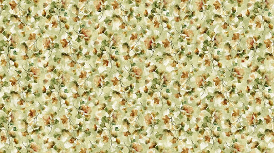 Ginkgo - Large Gingko in Light Green - Deborah Edwards & Melanie Samra - Northcott (Pre-order: Nov 2026)