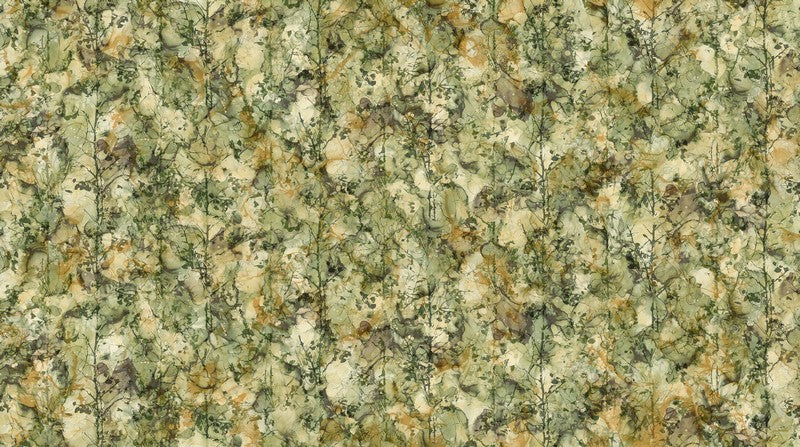 Ginkgo - Forest Floor in Green - Deborah Edwards & Melanie Samra - Northcott (Pre-order: Nov 2026)