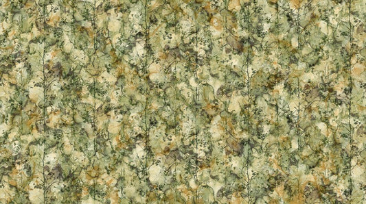 Ginkgo - Forest Floor in Green - Deborah Edwards & Melanie Samra - Northcott (Pre-order: Nov 2026)