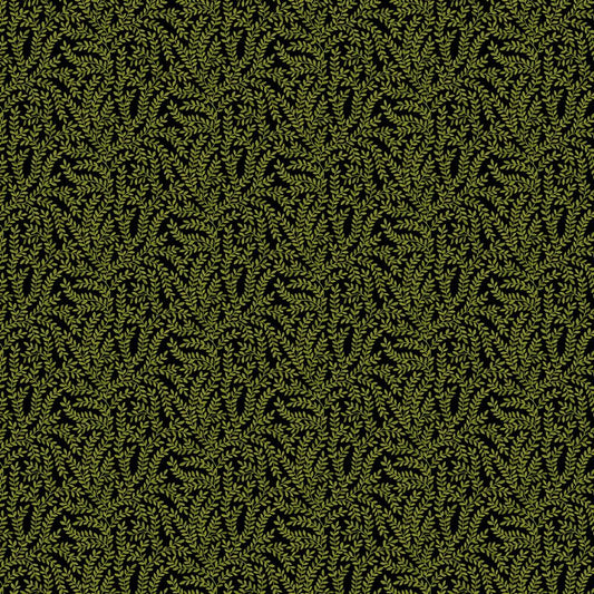 Bugs & Blooms - Vine in Black - Pat Scheurich - Northcott (Pre-order: May 2027)