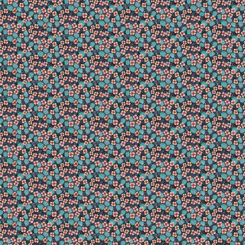 Bugs & Blooms - Abstract Floral in Black - Pat Scheurich - Northcott (Pre-order: May 2027)
