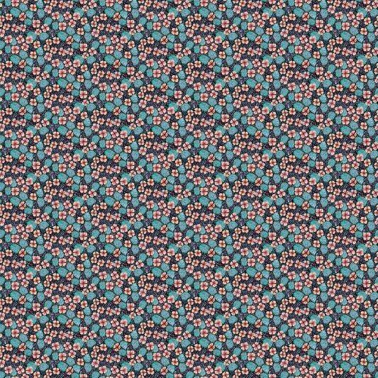 Bugs & Blooms - Abstract Floral in Black - Pat Scheurich - Northcott (Pre-order: May 2027)