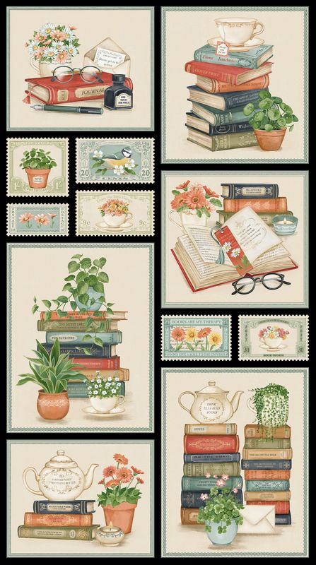 Favorite Things - PANEL in Cream - Deborah Edwards - Northcott (Pre-order: Jun 2027)