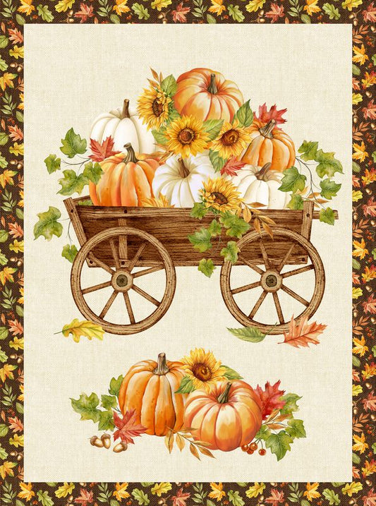 Thankful & Blessed - PANEL in Beige - Deborah Edwards - Northcott (Pre-order: Apr 2027)