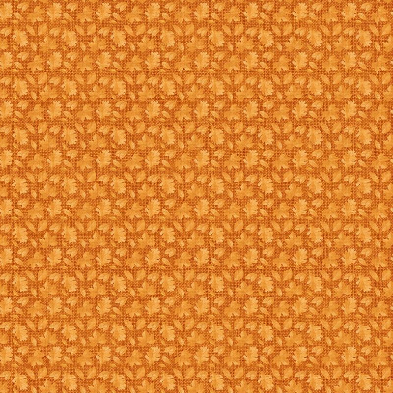 Thankful & Blessed - Tonal Leaves in Orange - Deborah Edwards - Northcott (Pre-order: Apr 2027)