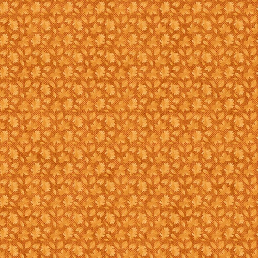Thankful & Blessed - Tonal Leaves in Orange - Deborah Edwards - Northcott (Pre-order: Apr 2027)