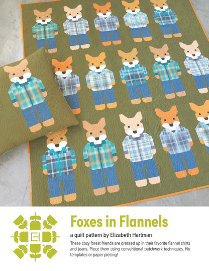 Foxes in Flannels - Quilt Pattern - Elizabeth Hartman