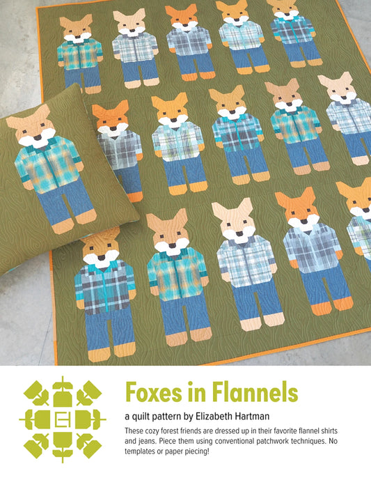 Foxes in Flannels - Quilt Pattern - Elizabeth Hartman