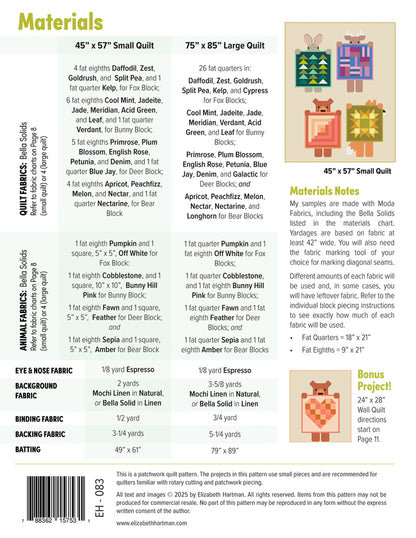 Show and Tell - Quilt Pattern - Elizabeth Hartman