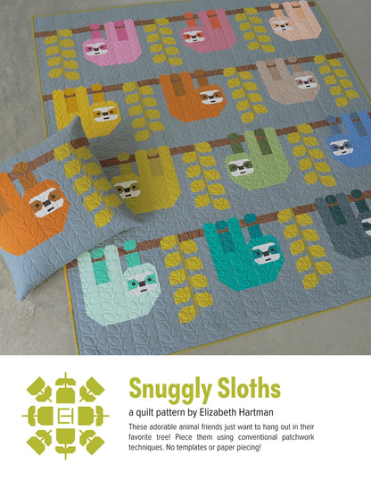 Snuggly Sloths - Quilt Pattern - Elizabeth Hartman
