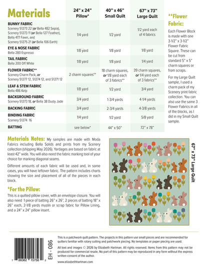 Cottontails - Quilt Pattern - Elizabeth Hartman