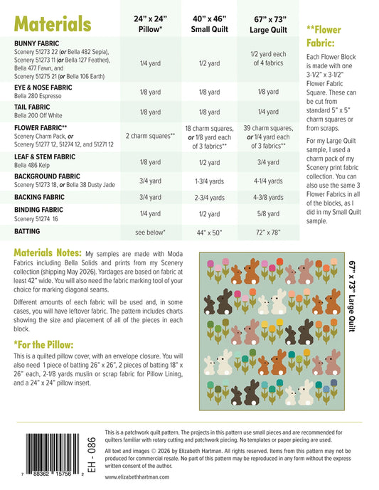 Cottontails - Quilt Pattern - Elizabeth Hartman