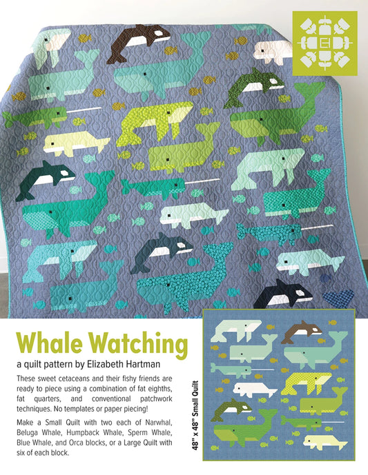 Whale Watching - Quilt Pattern - Elizabeth Hartman