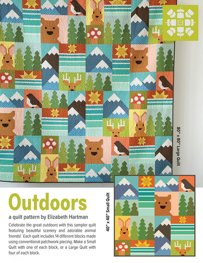 Outdoors - Quilt Pattern - Elizabeth Hartman