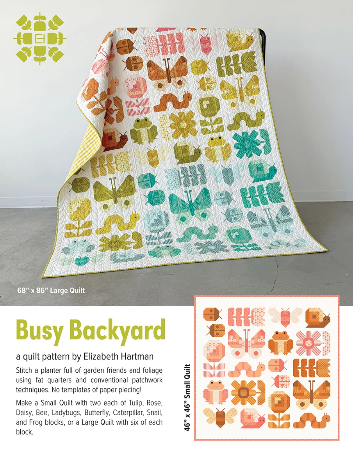 Busy Backyard - Quilt Pattern - Elizabeth Hartman (Pre-order: Aug 2026)