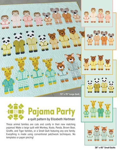 Pajama Party - Quilt Pattern - Elizabeth Hartman (Pre-order: Aug 2026)