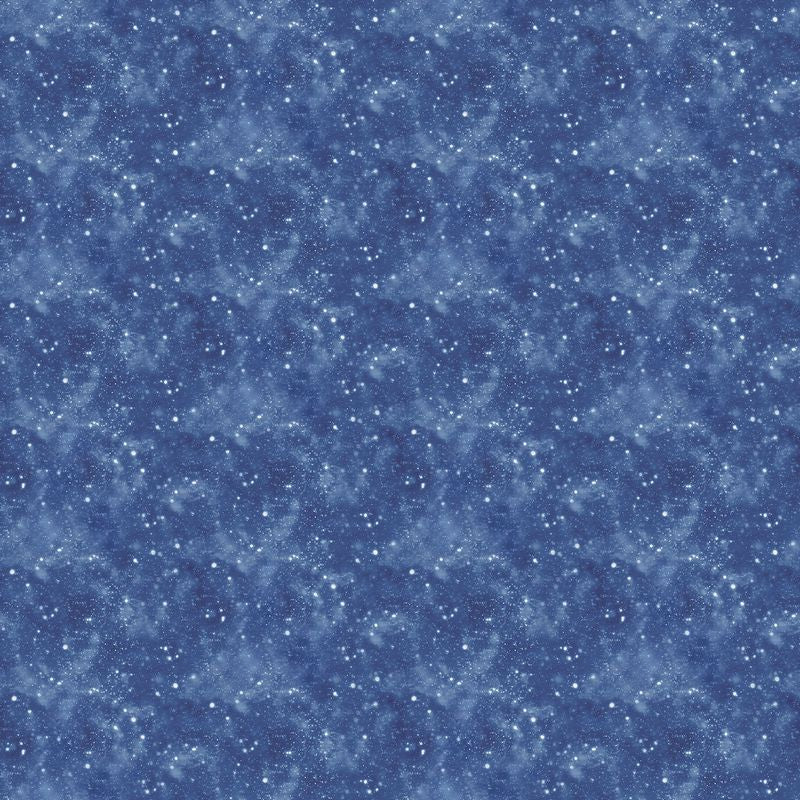 Winter Jays FLANNEL - Snow in Dark Blue - Art Brand Holdings - Northcott (Pre-order: July 2024)