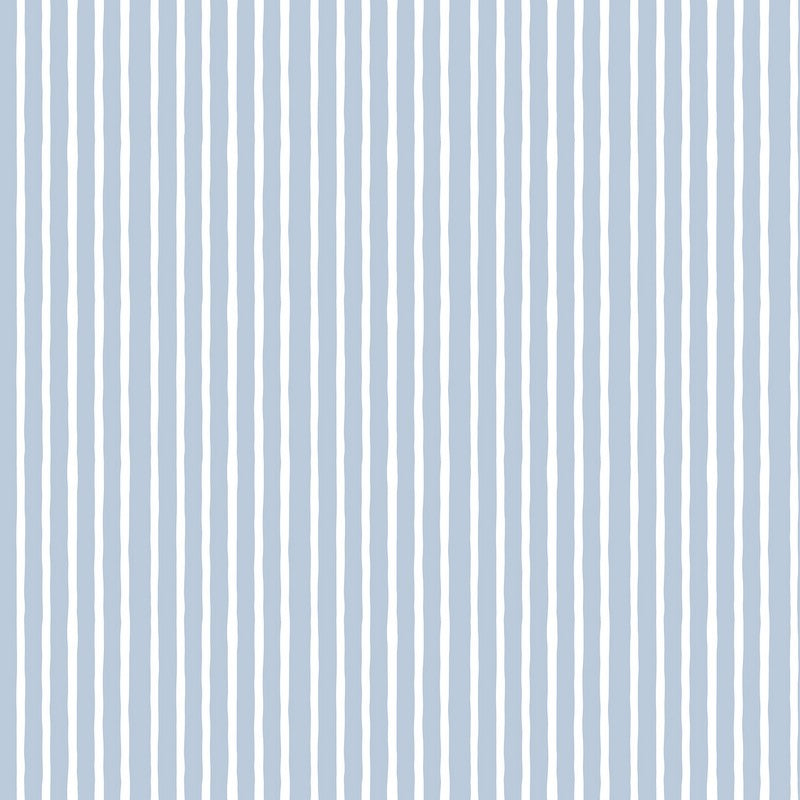 To The Moon FLANNEL - Stripe in Blue - FIGO Studio (Northcott) (Pre-order: June 2027)
