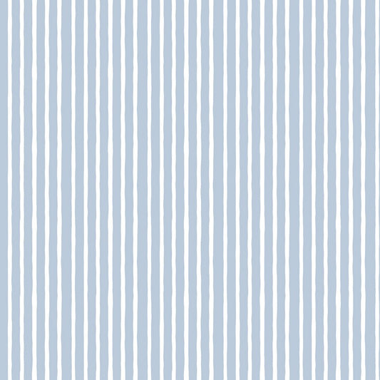 To The Moon FLANNEL - Stripe in Blue - FIGO Studio (Northcott) (Pre-order: June 2027)