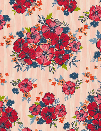 The Flower Fields - Fat Quarter Bundle - Maureen Cracknell - Art Gallery Fabrics