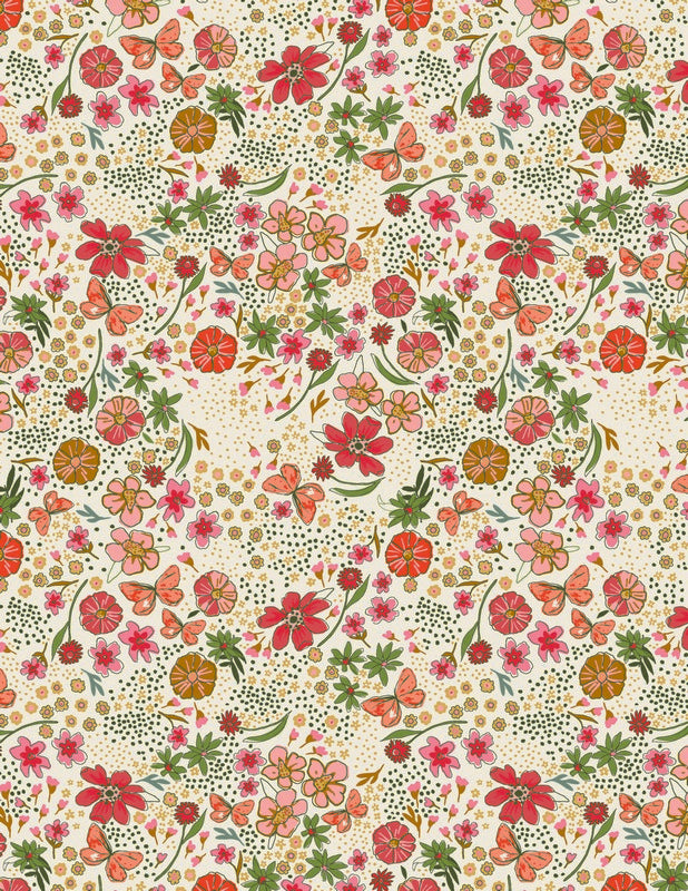 The Flower Fields - Fat Quarter Bundle - Maureen Cracknell - Art Gallery Fabrics