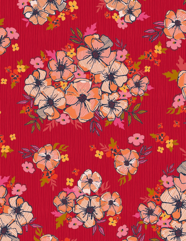 The Flower Fields - Fat Quarter Bundle - Maureen Cracknell - Art Gallery Fabrics