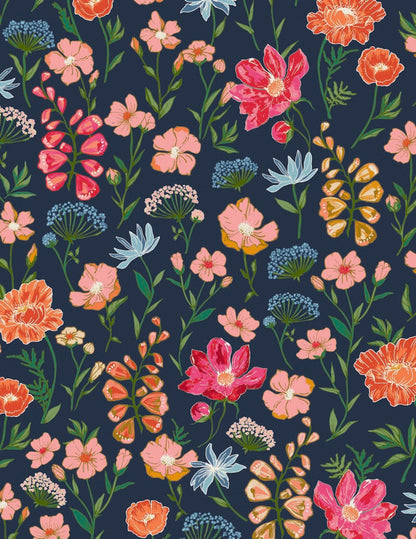 The Flower Fields - Fat Quarter Bundle - Maureen Cracknell - Art Gallery Fabrics