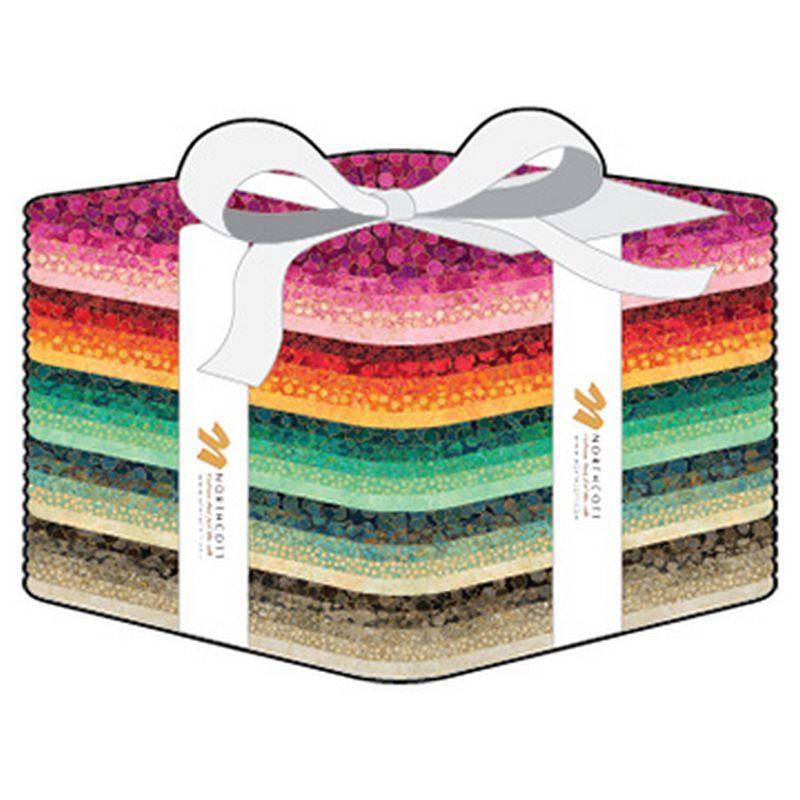 Shimmer Metallic - Fat Quarter Bundle - Warm - Northcott (Pre-order: Mar 2026)