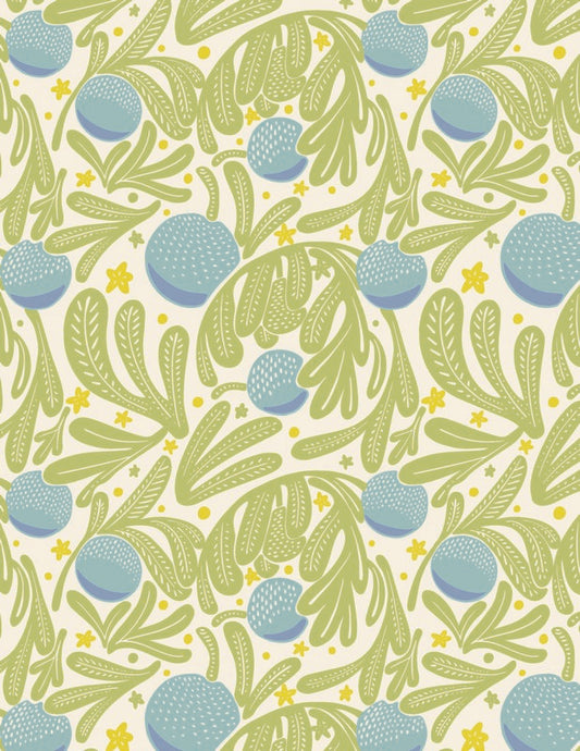 Fresh Linen - Bountiful Rhapsody - Katie O'Shea - Art Gallery Fabrics