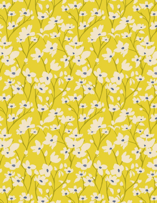 Fresh Linen - Dogwood Sunlight - Katie O'Shea - Art Gallery Fabrics