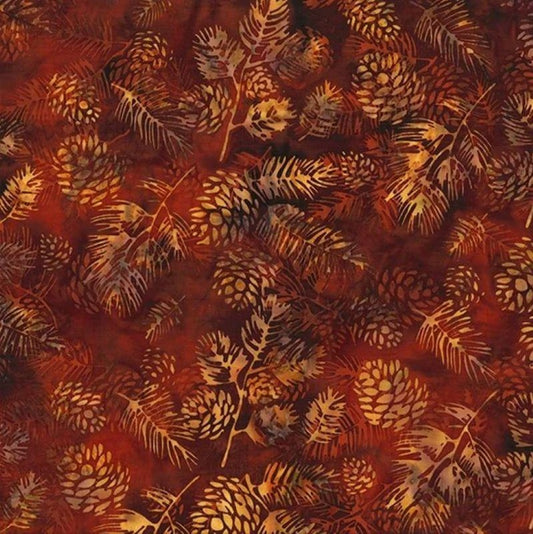 Bali Batiks - 2568-389 in Paprika - Hoffman Fabrics