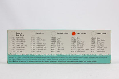 Konfetti 8 Pack - Iced Pastels - Cotton 50wt 547yd (500m) - WonderFil Specialty Threads (Pre-order: Jan 2026)