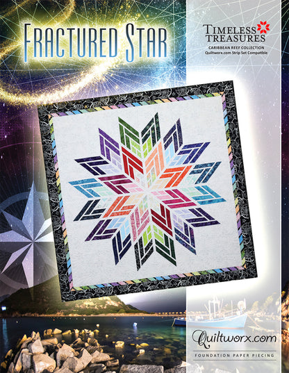 Fractured Star Quilt Pattern (FPP)- Quiltworx (Pre-order: Jan 2026)