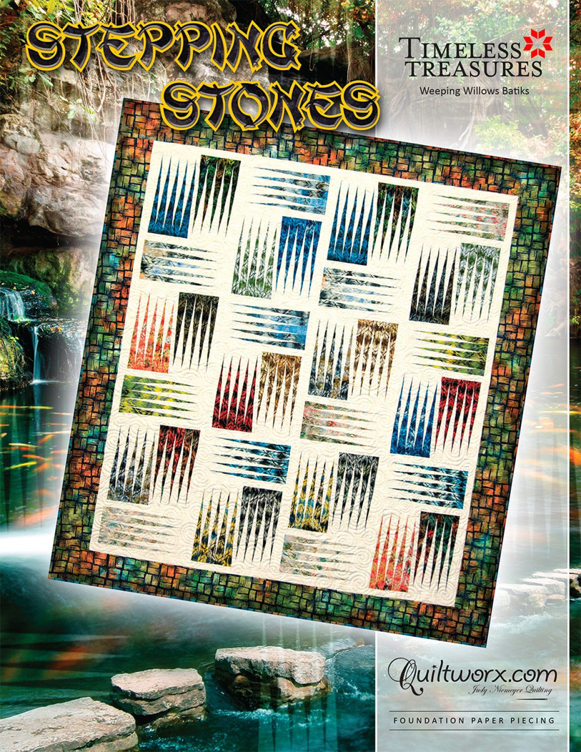 Stepping Stones Quilt Pattern (FPP)- Quiltworx (Pre-order: Jan 2026)