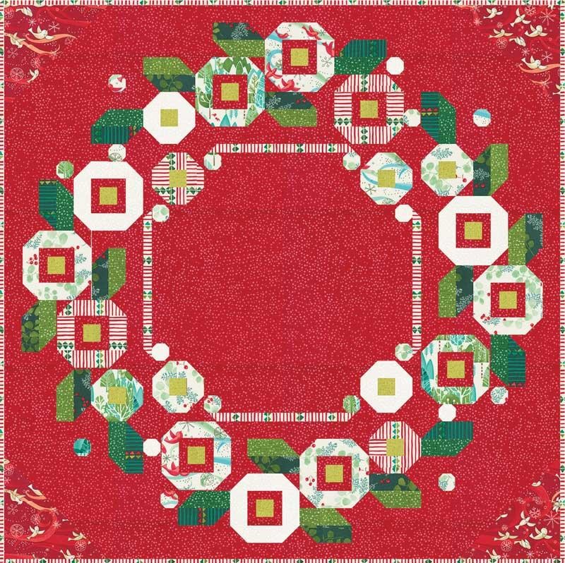 Winterly - Little Posey Wreath Kit - Robin Pickens - Moda (Pre-order: May 2024)