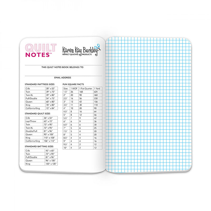 Quilt Notes Graph Paper Notebooks