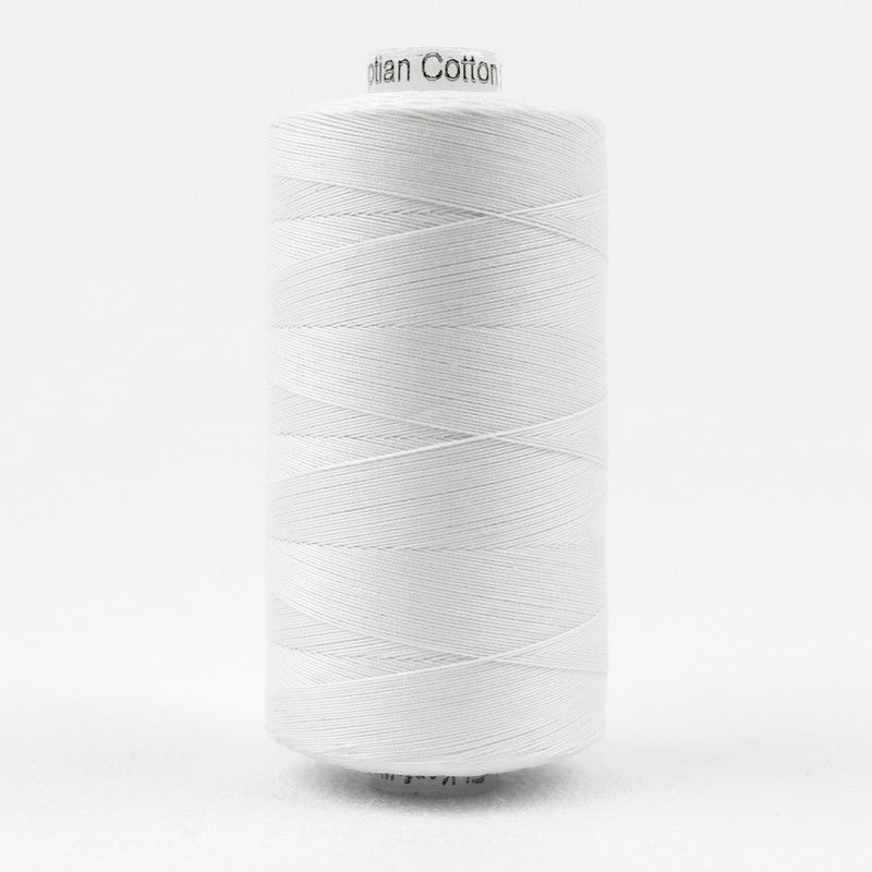 Konfetti - White - Cotton 50wt 1094yd (1000m) - WonderFil Specialty Threads (Pre-order: Jan 2026)