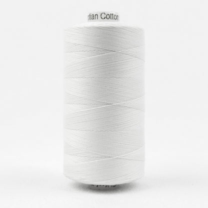Konfetti - White - Cotton 50wt 1094yd (1000m) - WonderFil Specialty Threads (Pre-order: Jan 2026)
