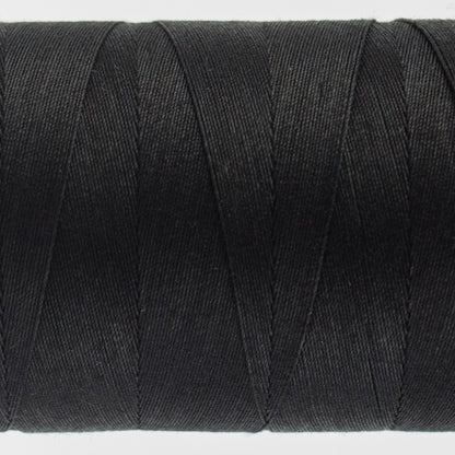 Konfetti - Black - Cotton 50wt 1094yd (1000m) - WonderFil Specialty Threads (Pre-order: Jan 2026)