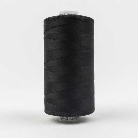 Konfetti - Black - Cotton 50wt 1094yd (1000m) - WonderFil Specialty Threads (Pre-order: June 2024)