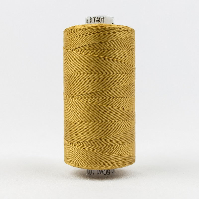 Konfetti - Dark Gold - Cotton 50wt 1094yd (1000m) - WonderFil Specialty Threads