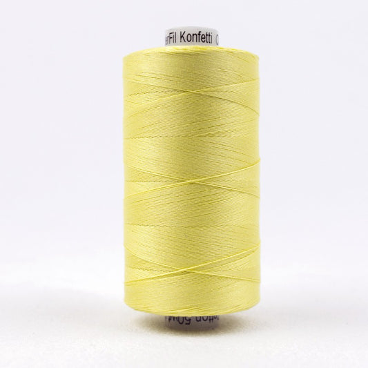 Konfetti - Yellow - Cotton 50wt 1094yd (1000m) - WonderFil Specialty Threads (Pre-order: June 2024)
