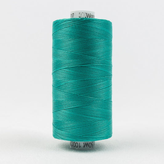 Konfetti - Teal - Cotton 50wt 1094yd (1000m) - WonderFil Specialty Threads (Pre-order: Jan 2026)