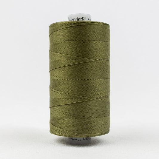 Konfetti - Avocado Green - Cotton 50wt 1094yd (1000m) - WonderFil Specialty Threads (Pre-order: June 2024)