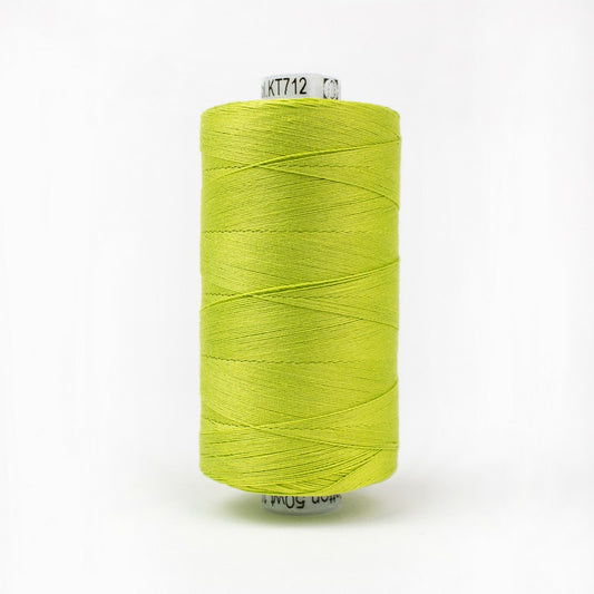 Konfetti - Chartreuse - Cotton 50wt 1094yd (1000m) - WonderFil Specialty Threads (Pre-order: Jan 2026)