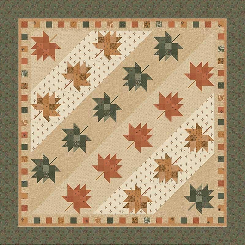 Fluttering Leaves Dusk to Dawn Quilt Pattern Kansas Troubles Moda