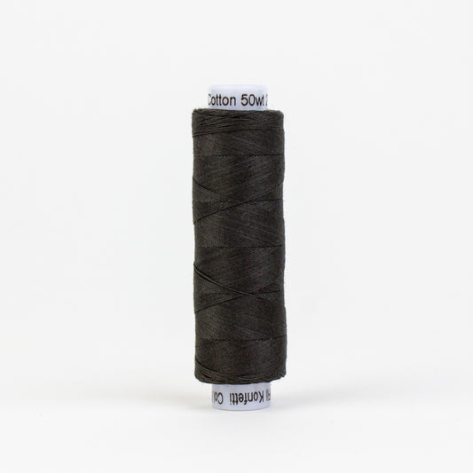 Konfetti - Soft Black - Cotton 50wt 220yd (200m) - WonderFil Specialty Threads (Pre-order: Feb 2026)